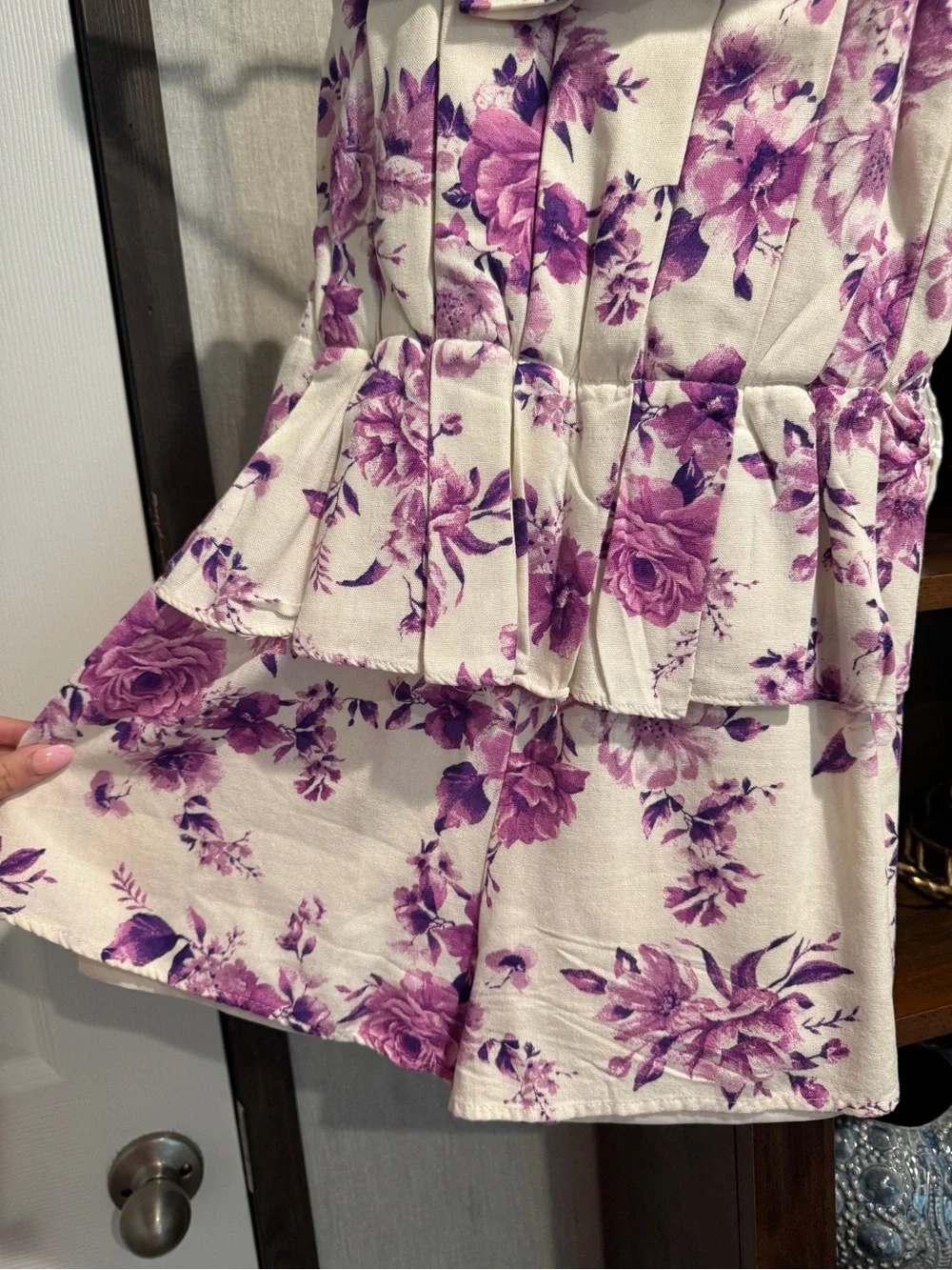 DO+BE Strapless Floral Romper